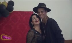 Bruna ferraz com dois