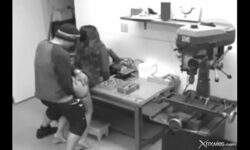 Hidden cam sex at work