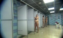 Nude shower voyeur