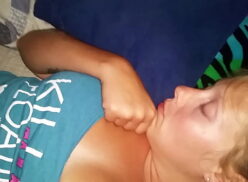 Cumshot on tits