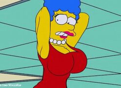 Marge simpsom follando