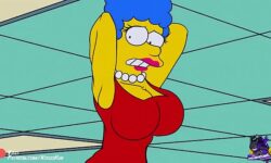 Marge simpsom follando