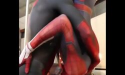 Homem aranha fazendo sexo gays com dradpool